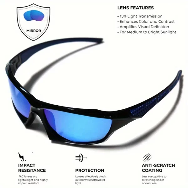 VividEdge Polarized Sports Sunglasses - Image 4